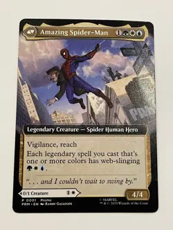 Peter Parker Amazing Spider-Man | Disney Exclusive Promo | Magic: Gathering MTG - Image 3