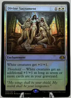 Divine Sacrament 005/261 Foil Dominaria Remastered DMR MTG NM - Image 1