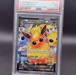 Flareon EX RC28/RC32 - XY Generations Radiant Collection Pokemon TCG - PSA 7 - Image 1