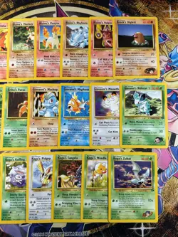 Pokemon Gym Challenge 16/21 Rare, Complete 91/91 Uncommon & Common Set Unl NM - Image 3