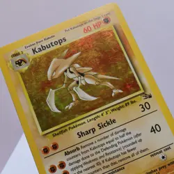 Pokemon TCG - Kabutops 9/62 Fossil Holo Rare WOTC 1999 - MP - Image 1