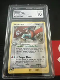 Pokemon TCG Salamence Ex Dragon 2004 19/97 Cosmos Holo CGC 10 GEM MINT - Image 1