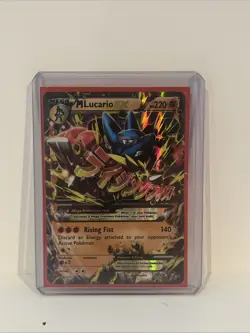 Pokemon TCG Mega Lucario EX 55/111 XY Furious Fists Ultra Rare Holo - Image 1