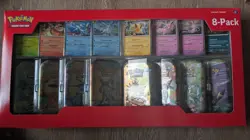 SEALED 8 Pack Pokemon Prismatic Evolutions Mini Tins Box With Promos - Image 1