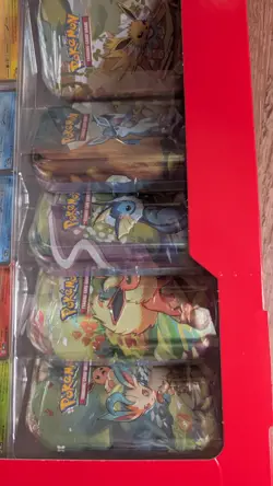 SEALED 8 Pack Pokemon Prismatic Evolutions Mini Tins Box With Promos - Image 2