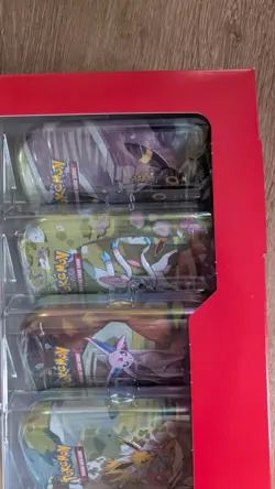SEALED 8 Pack Pokemon Prismatic Evolutions Mini Tins Box With Promos - Image 3