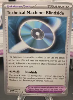 Technical Machine: Blindside 176/182 - Pokemon - Free Shipping - NM - Pokemon - Image 1