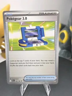 Pokegear 3.0 084/086 Sv: Black Bolt Regular - Free Shipping - Pokemon - Image 1