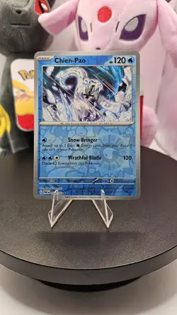 Chien-Pao 057/18 Sv04: Paradox Rift Reverse Holo Pokemon - Free Shipping - NM - Image 1