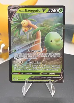 Alolan Exeggutor V 005/078 Pokemon GO - Free Shipping - NM - Pokemon - Image 1