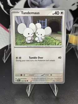 Tandemaus 154/182 SV04: Paradox Rift Regular Pokemon English - Free Shipping NM - Image 1