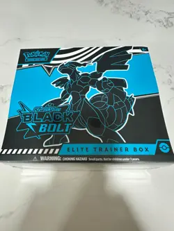 Pokemon TCG Black Bolt Elite Trainer Box ETB IN HAND - Image 1