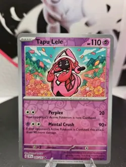 Tapu Lele 092/191 Sv08: Surging Sparks Reverse Holo Pokemon Free Shipping NM - Image 1