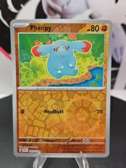 Phanpy 102/191 Sv08: Surging Sparks Reverse Holo Pokemon Free Shipping NM - Image 1