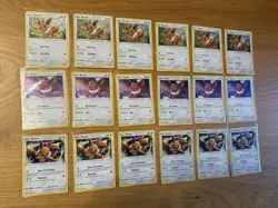 Pokemon Eevee Black Star Promo Sword And Shield Lot Of 18 - Image 1
