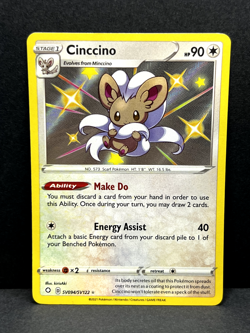 Cinccino SV094/SV122 Pokemon TCG Shining Fates: Shiny Vault Ultra Rare Holo - NM - Image 1