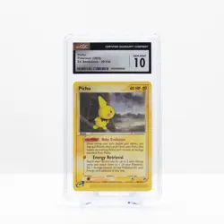 Pokemon Pichu #20 EX Sandstorm 2003 - CGC 10 Gem Mint - Image 3