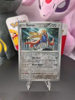 Zacian 136/182 Sv04: Paradox Rift Reverse Holo - Pokemon - Free Shipping - NM - Image 1