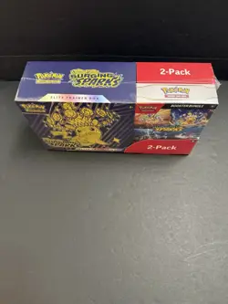 Pokemon Surging Sparks Elite Trainer Box and Booster Bundle Costco, 2-Pack - Image 2