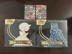 Pokemon Mega Evolution Bundle-Lucario ETB-Gardevoir ETb-2 Booster Bundles - Image 1