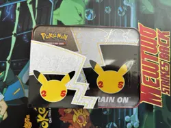 Pokemon TCG Celebrations Collector Chest Lunch Box Tin Sealed - Image 2