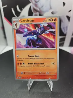 Ceruledge 035/191 Sv08: Surging Sparks Regular Pokemon Free Shipping NM - Image 1