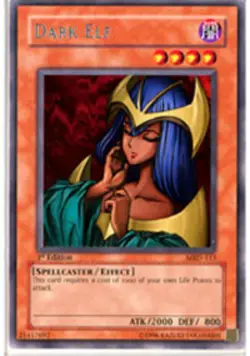 Lightly Played, English Yu Gi Oh Dark Elf - MRD-113 - Rare - Unlimited Edition M - Image 1