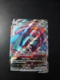 Metagross Vmax 113/198 Chilling Reign NM Full Art Ultra Rare Pokemon Card - Image 1