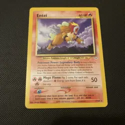 Entei 17/64 | Neo Revelation | Non Holo Rare Unlimited Pokemon Card - Image 1