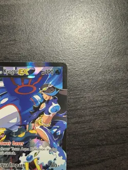 Team Aqua's Kyogre EX - 6/34 - Pokemon Double Crisis Full Art Card Pokemon Lp - Image 2
