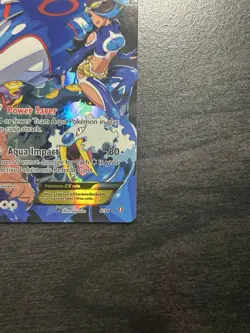 Team Aqua's Kyogre EX - 6/34 - Pokemon Double Crisis Full Art Card Pokemon Lp - Image 3