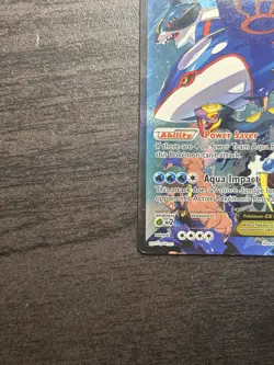 Team Aqua's Kyogre EX - 6/34 - Pokemon Double Crisis Full Art Card Pokemon Lp - Image 4