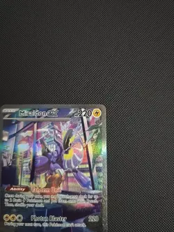 Pokemon TCG Miraidon EX Scarlet & Violet Base Set Holo Card 244/198 NM English - Image 5