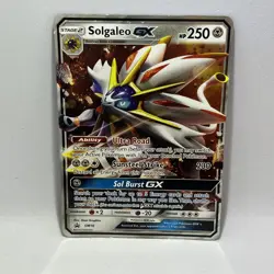 Solgaleo GX SM16 - Sun & Moon - Black Star Promo Holo - Pokemon Card - NM - Image 1