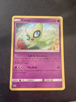 Celebi - SM224 - SM Black Star Promo Pokemon Card TCG SM Promo - Image 1