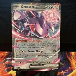 Pokemon TCG Genesect EX Black Bolt Holo Double Rare Card 067/086 NM Condition - Image 1