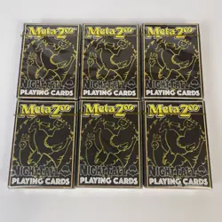 MetaZoo TCG World Poker Tour Kickstarter Sealed Card Deck Set Of 6 Nightfall New - Image 1