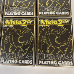 MetaZoo TCG World Poker Tour Kickstarter Sealed Card Deck Set Of 6 Nightfall New - Image 3