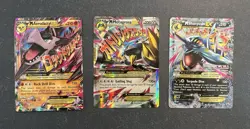 Pokemon Mega EX 7 Card Lot M Blastoise, M Aggron, M Sharpedo, M Scizor, More - Image 3