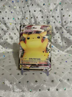 🔥Pikachu VMAX Gigantamax Metal Pokemon Card Gold Fan Art -Collectible Display🔥 - Image 1