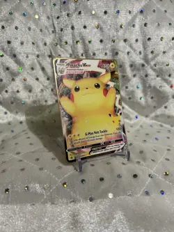 🔥Pikachu VMAX Gigantamax Metal Pokemon Card Gold Fan Art -Collectible Display🔥 - Image 2