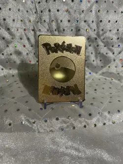 🔥Pikachu VMAX Gigantamax Metal Pokemon Card Gold Fan Art -Collectible Display🔥 - Image 4