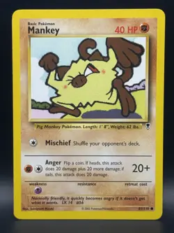 Mankey 81/110 Legendary Collection Pokemon Card - Image 1