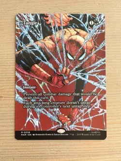 Tangle - 38 - MTG: Marvel’s Spider-Man: Eternal-Legal - Borderless - Regular - Image 1