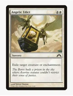4x Angelic Edict | Gatecrash GTC | MTG Playset | Pauper EDH Exile Removal | LP - Image 1