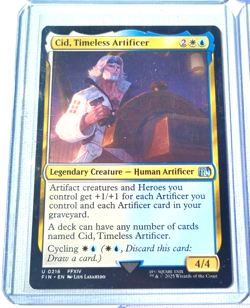 Cid, Timeless Artificer MTG: Final Fantasy Regular NM 0420 0413 0410 0216 0414 - Image 2