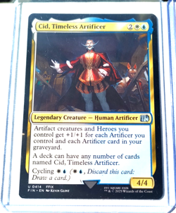 Cid, Timeless Artificer MTG: Final Fantasy Regular NM 0420 0413 0410 0216 0414 - Image 4