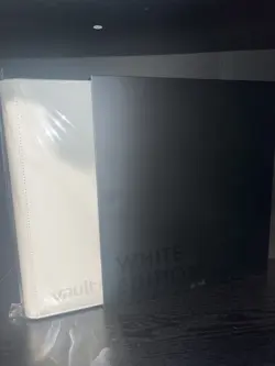 Vault X White Edition 12 Pocket Exo-Tec Zip Binder Brand New Pokemon Yugioh MTG - Image 1