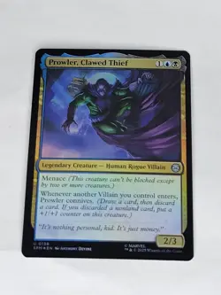 NM Foil Prowler, Clawed Thief, MTG, Marvel's Spider-Man, Magic, 138 - Image 1