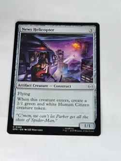 MTG - News Helicopter - Marvel's Spider-Man NM/M Condition - Image 1